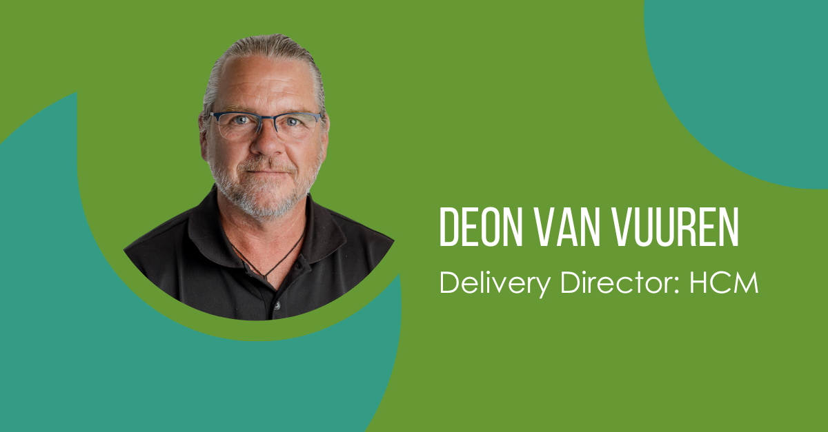Meet Deon Van Vuuren, Delivery Director: HCM