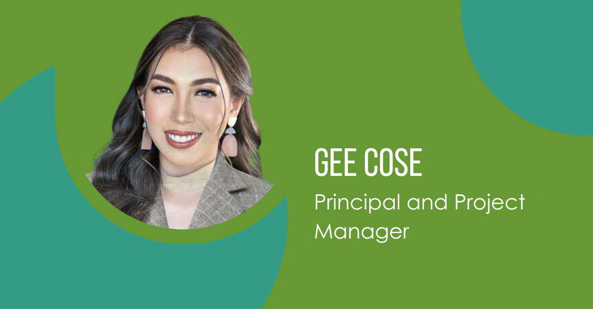 Meet Gee Cose, Principal and Project Manager