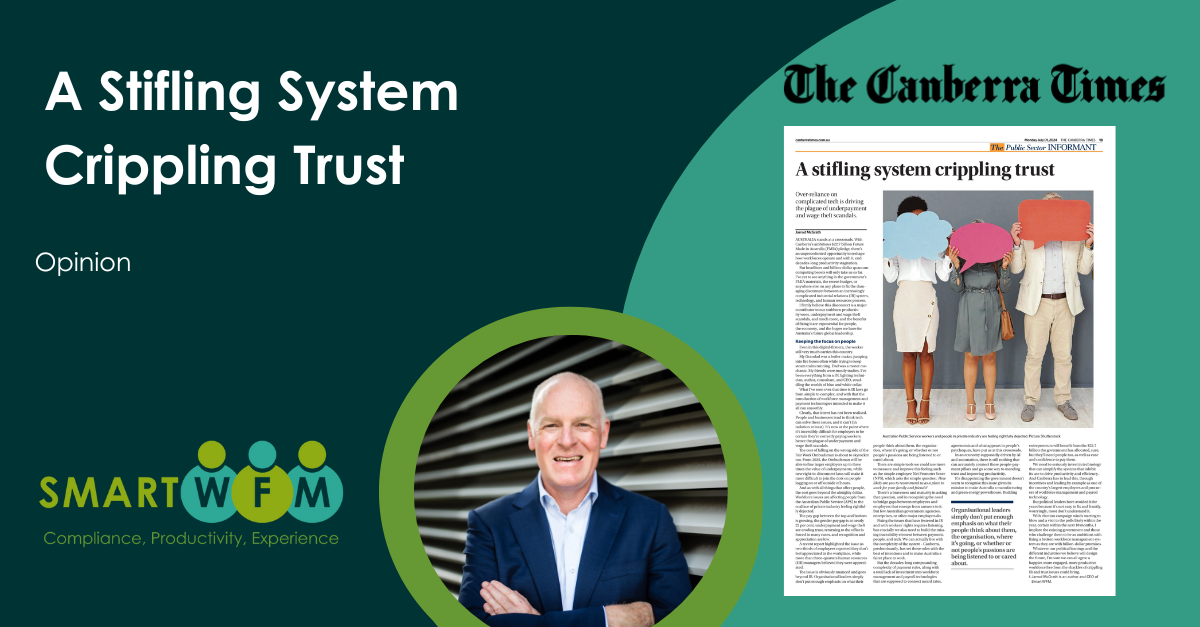 The Canberra Times: A Stifling System Crippling Trust